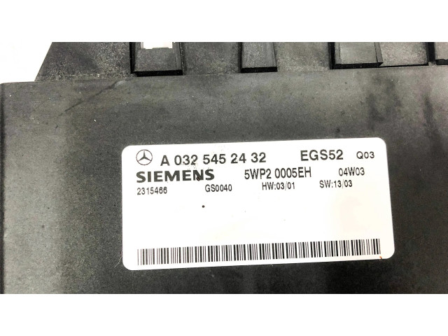 Блок управления коробкой передач A0325452432, 5WP20005EH   Mercedes-Benz E W211