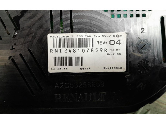 Přístrojová deska  Renault Megane III 2011 A2C53258659  