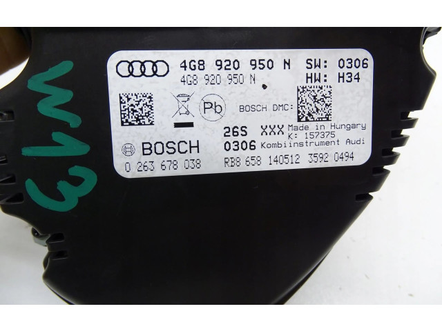 Панель приборов 4G8920950N   Audi A6 C7       