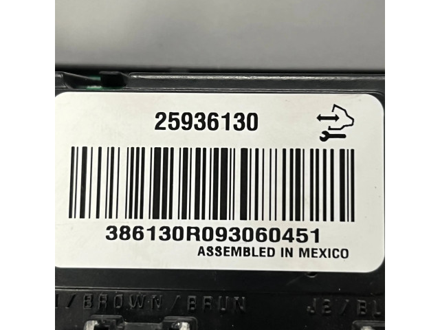 Блок управления климат-контролем 38610R093060451, 25936130   Chevrolet Silverado