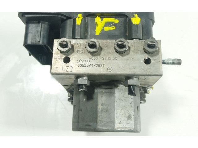 Jednotka ABS A0004311600, A0004311500   Mercedes-Benz CLA C117 X117 W117 2017