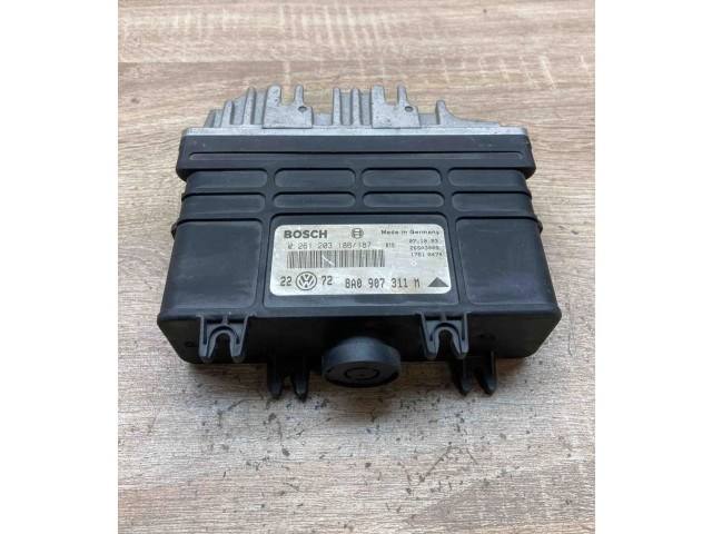 Блок управления двигателем Блок управления 8A0907311M, 0261203186   Volkswagen Vento
