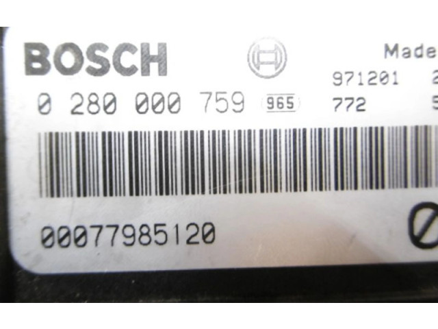 Řídící jednotka 00077985120, 00077985120   Fiat Uno 1989