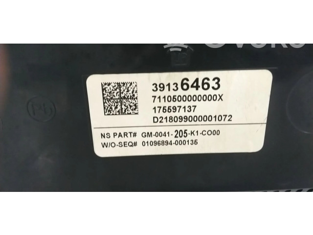 Přístrojová deska  Vauxhall Astra K 2018 39136463  