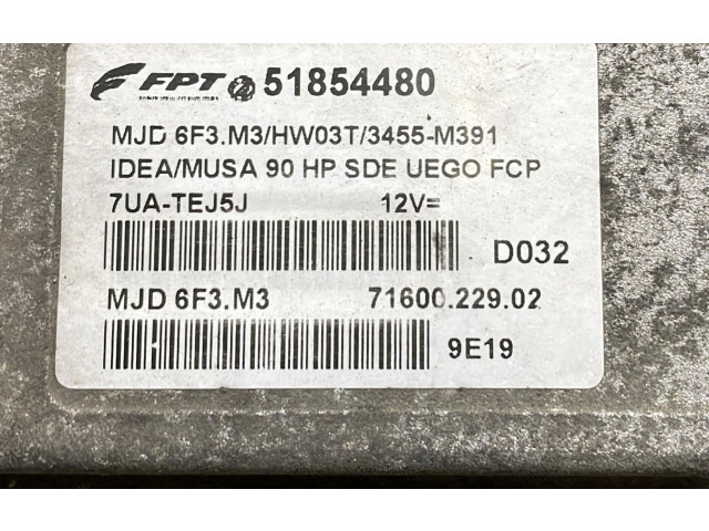 Řídící jednotka 51854480, 51854480   Lancia Musa 2008