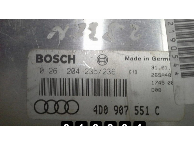 Блок управления двигателя 0261204235   Audi A8 S8 D2 4D
