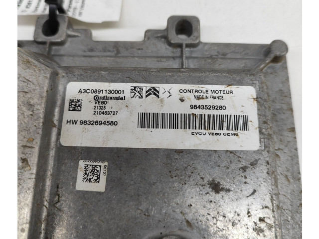 Řídící jednotka 9832694580, 9843529280   Peugeot 2008 II 2021