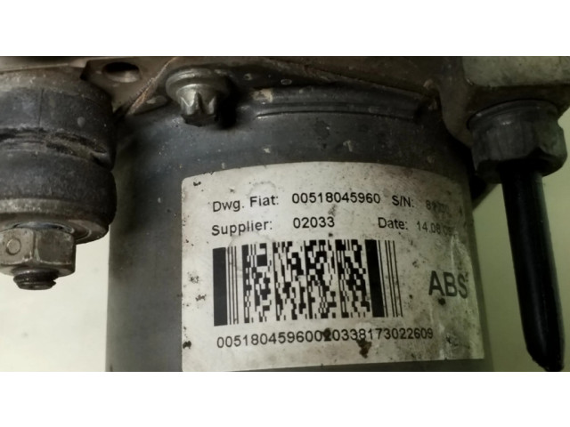Jednotka ABS 51804596, 0265232112   Citroen Jumper 2009