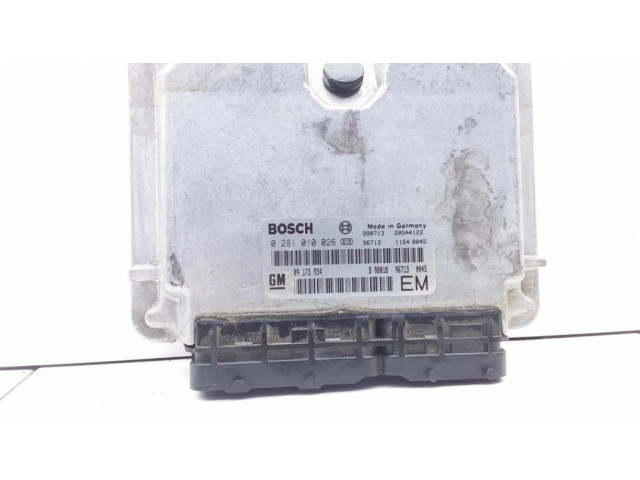 Řídící jednotka 09173934, 0281010026   Opel Frontera B 2000