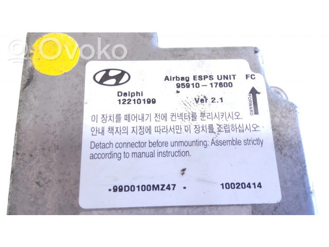 Блок подушек безопасности 9591017600   Hyundai Matrix