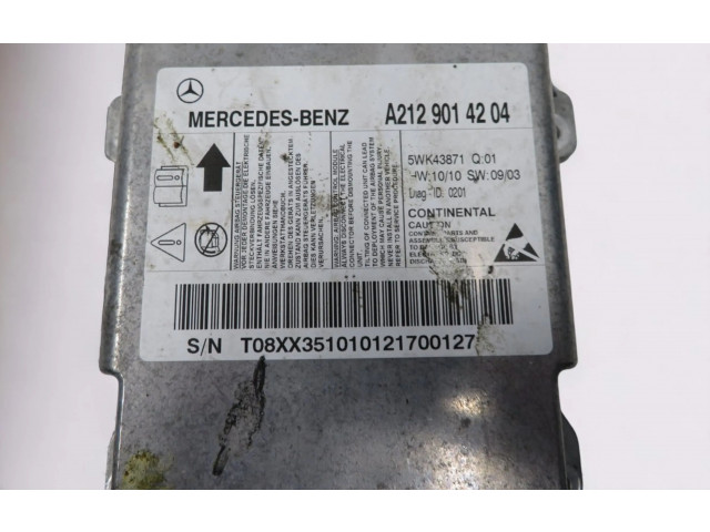 Блок подушек безопасности A2129014204, A2129014204   Mercedes-Benz E W212