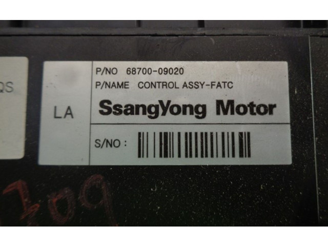 Блок управления климат-контролем 6870008020   SsangYong Kyron