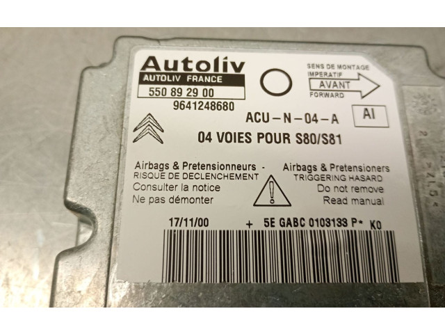 Блок подушек безопасности 550892900, 550892900   Citroen Saxo