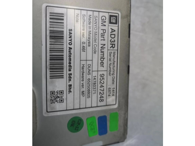 Дисплей    95247248, 95247248   Opel Zafira C