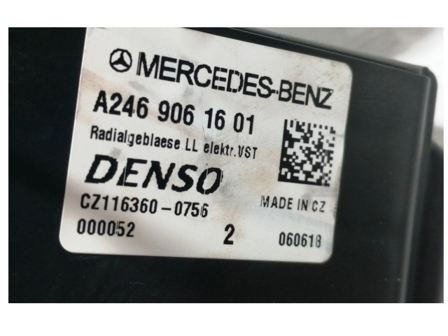 Вентилятор печки    A2469061601, CZ1163600756   Mercedes-Benz GLA W156