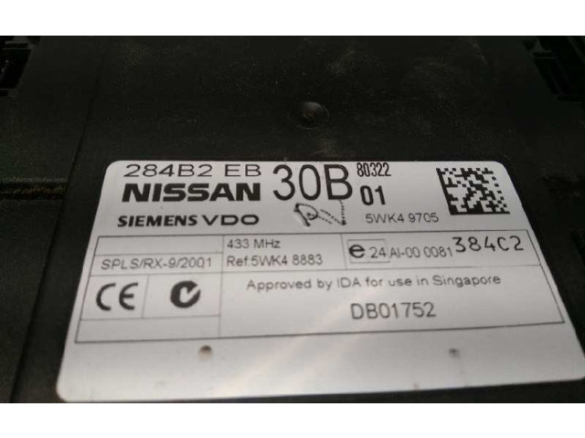 Блок комфорта 284B2EB30B, 5WK48883   Nissan Navara   