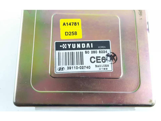 Řídící jednotka 3911002740, 39110-02740   Hyundai Atos Prime 2000