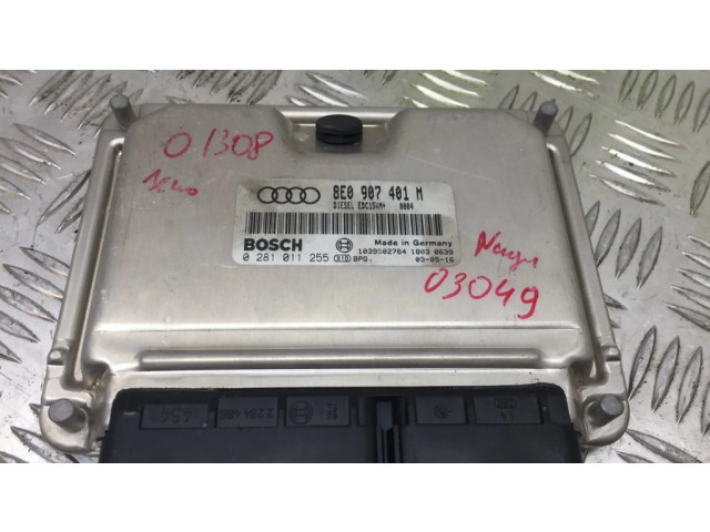 Блок управления двигателя 8E0907401M, 5303   Audi A4 S4 B6 8E 8H