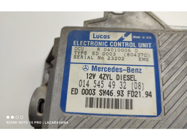 Блок управления двигателя 0145454932   Mercedes-Benz C W202