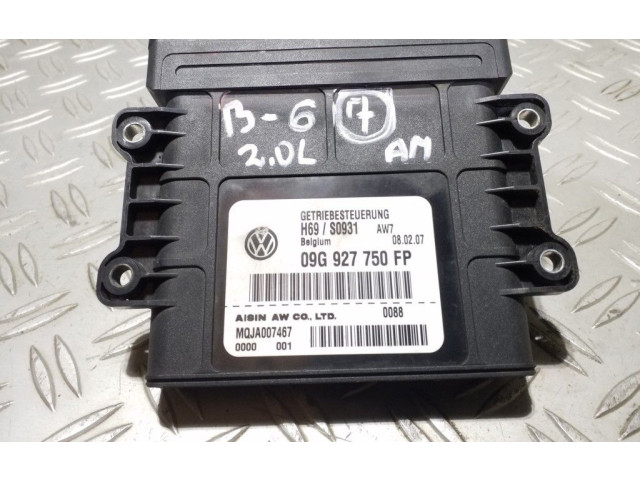Блок управления коробкой передач 09G927750FP, MQJA007467   Volkswagen PASSAT B6