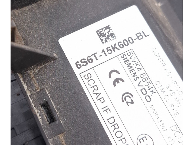 Комплект блоков управления 6S6112A650GD, 6S6T15K600BL   Ford Fusion