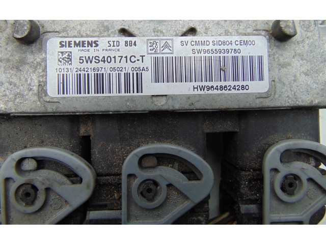Řídící jednotka 9655939780, 5WS40171CT   Peugeot 1007 2005