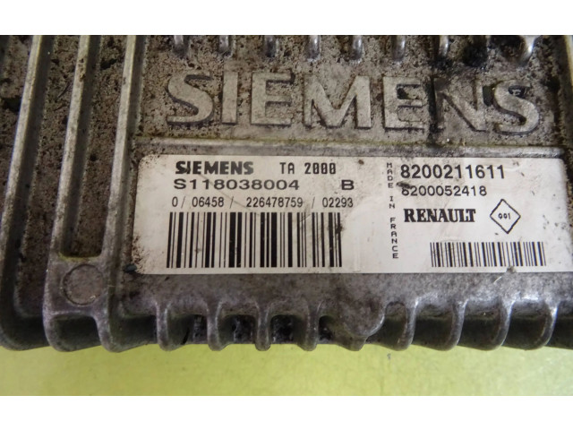 Блок управления коробкой передач S118038004B, 8200211611   Renault Laguna II