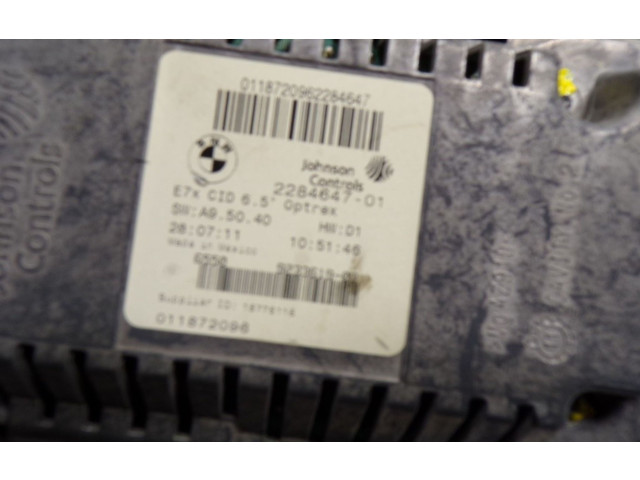 Дисплей    65509289581, 228464701   BMW X6 E71