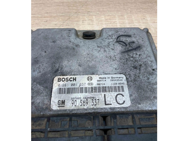 Řídící jednotka 90569337, 0281001637   Opel Sintra 1996