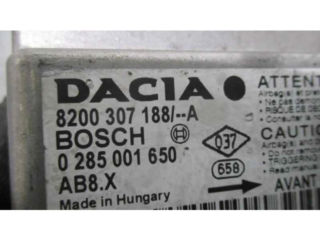 Блок подушек безопасности 8200307188A, 0285001650   Dacia Logan Pick-Up