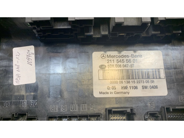   Pojistková skříňka A2115455601   Mercedes-Benz E W211 2007