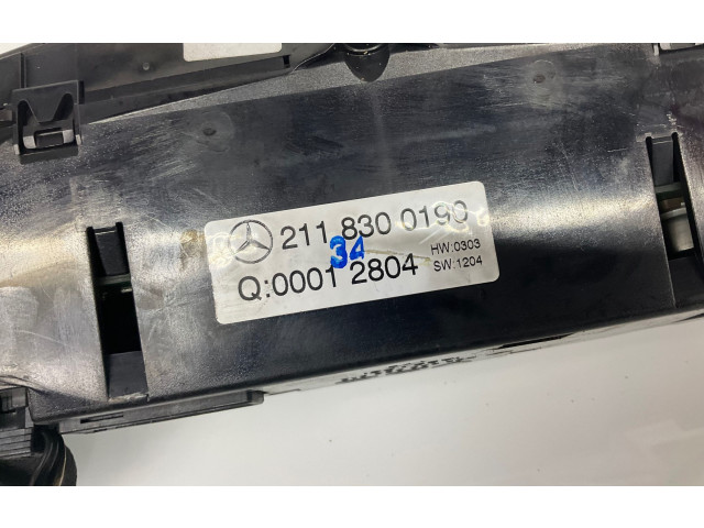 Блок управления климат-контролем 2118300190, 475546   Mercedes-Benz E W211