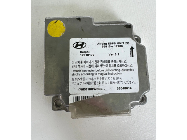 Блок подушек безопасности 9591017200, 33040614   Hyundai Matrix