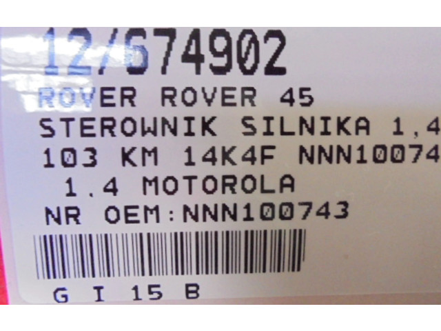 Блок управления двигателем ECU NNN100743   Alfa Romeo 145 - 146