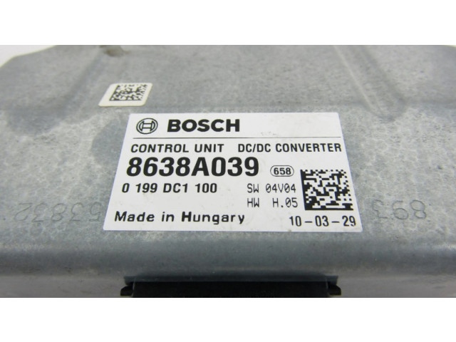 Блок управления 8638a039   Mitsubishi ASX