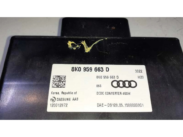 Блок управления 8K0959663D, 120012872   Audi A6 C7