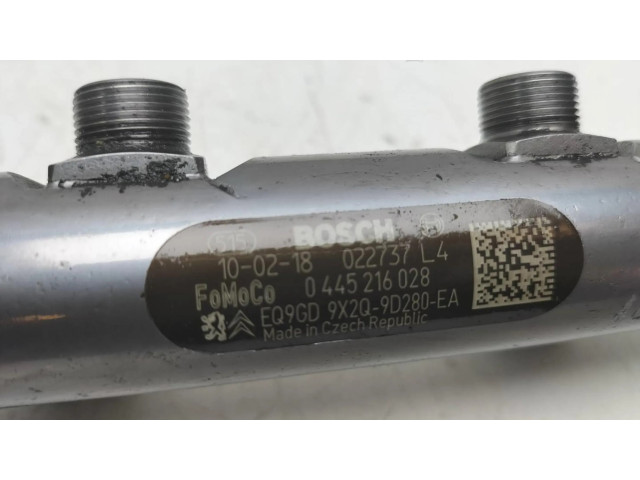 Vstřikovací lišta 9X2Q9D280EA, 0445216028   Citroen C6  pro naftový motor   