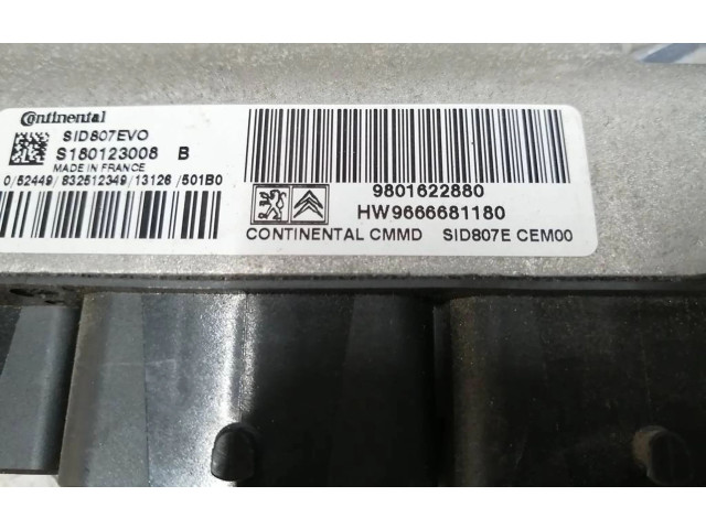 Řídící jednotka S180123008B, 9801622880   Peugeot 2008 I 2013