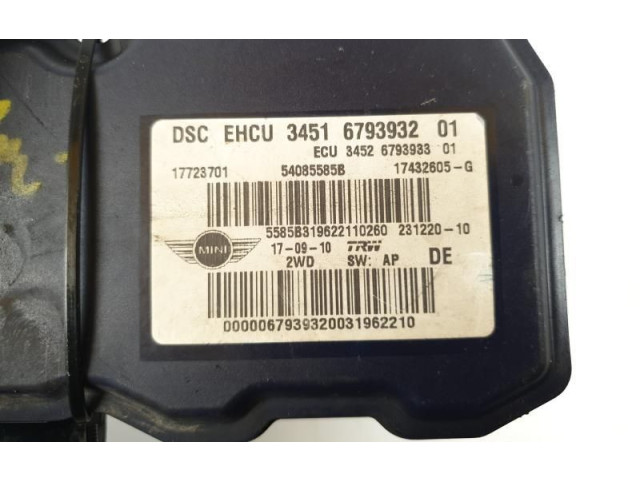 Jednotka ABS 679343201, 679343201   Mini Cooper Countryman R60 2011