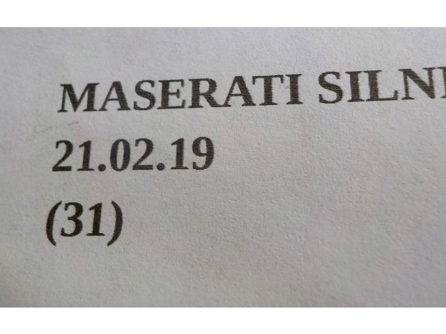 Vstřikovací čerpadlo    Maserati Ghibli     