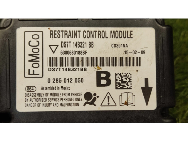 Блок подушек безопасности DS7T14B321BB, 0285012050   Ford Fusion II