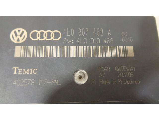 Блок управления 4L0907468A, 4L0910468   Audi Q7 4L