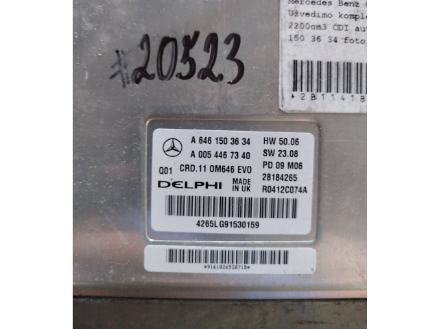 Řídící jednotka a6461503634, a0054467340   Mercedes-Benz C AMG W204 2009