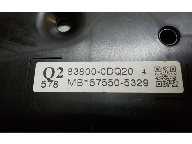 Přístrojová deska  Toyota Yaris 2013 838000DQ20, 8380002Q20  