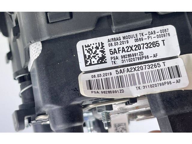 Подушка безопасности водителя 98285991ZD, 5AFA2X2073265T   Peugeot Traveller