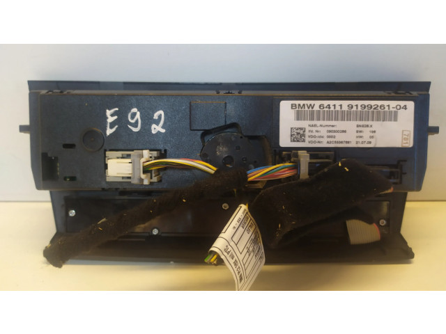 Блок управления климат-контролем 6411919926104   BMW 3 E92 E93