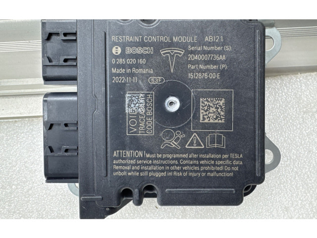 Блок подушек безопасности 151287600E, 2D40007736AA   Tesla Model 3