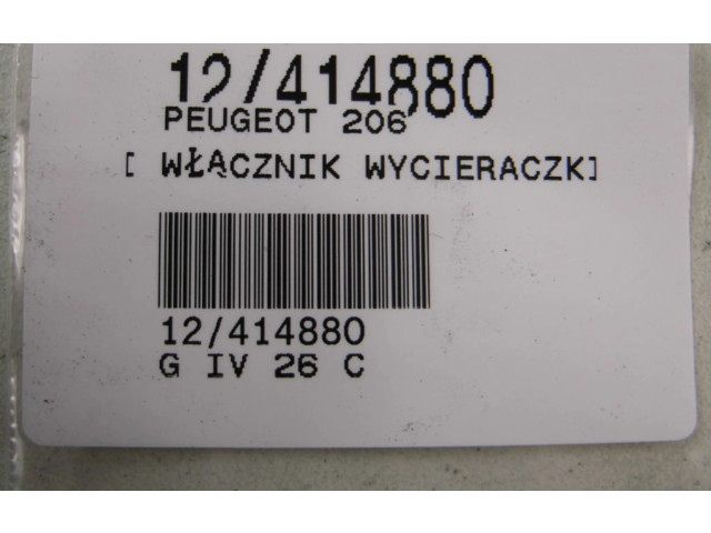 Переключатель дворников 96049597ZL, 96049597ZL   Peugeot 206 CC