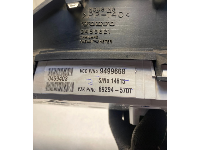 Přístrojová deska  Volvo XC70 2001 9459821, 9499668  