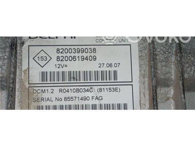 Блок управления 8200399038, 8200619409   Renault Megane II